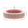 Filtre à air MANN-FILTER C 2649
