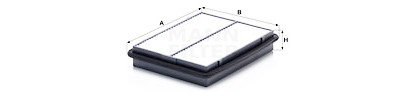 Filtre à air MANN-FILTER C 2697