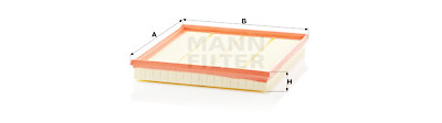 Filtre à air MANN-FILTER C 28 125