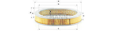 Filtre à air MANN-FILTER C 2943