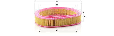 Filtre à air MANN-FILTER C 2957