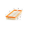 Filtre à air MANN-FILTER C 3874