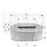 Filtre à air MANN-FILTER C 61 2754