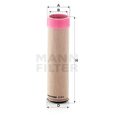 Filtre à air supplémentaire MANN-FILTER CF 97/2