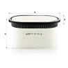 Filtre à air MANN-FILTER CP 24 420