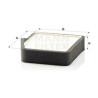 Filtre à air habitacle MANN-FILTER CU 19 002