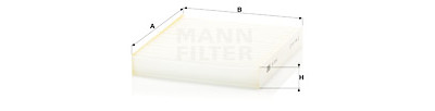 Filtre à air habitacle MANN-FILTER CU 2145
