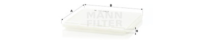 Filtre à air habitacle MANN-FILTER CU 2425