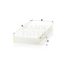 Filtre à air habitacle MANN-FILTER CU 2642