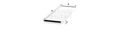 Filtre à air habitacle MANN-FILTER CU 4627
