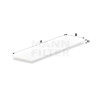 Filtre à air habitacle MANN-FILTER CU 5407 (10)