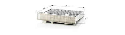 Filtre, air de l'habitacle