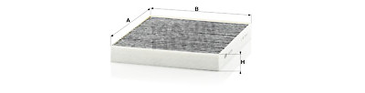 Filtre, air de l'habitacle
