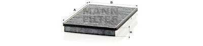 Filtre, air de l'habitacle