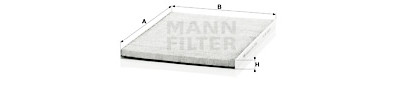 Filtre, air de l'habitacle