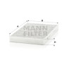Filtre, air de l'habitacle