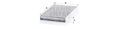 Filtre, air de l'habitacle