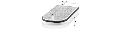 Filtre, air de l'habitacle