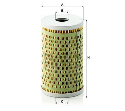 Filtre à huile MANN-FILTER H 601
