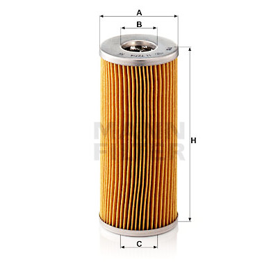 Filtre à huile MANN-FILTER H 727/4