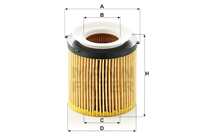 Filtre à huile MANN-FILTER HU 8002 x KIT