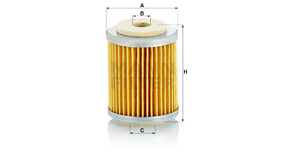 Filtre à carburant MANN-FILTER P 609