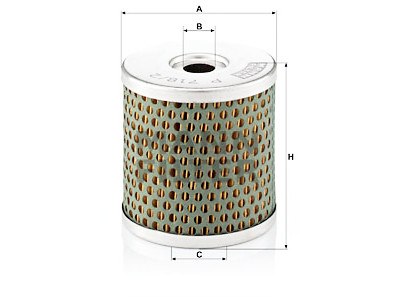 Filtre à carburant MANN-FILTER P 718/2 x