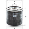 Filtre à huile MANN-FILTER W 713/36
