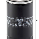 Filtre à huile MANN-FILTER W 719/12