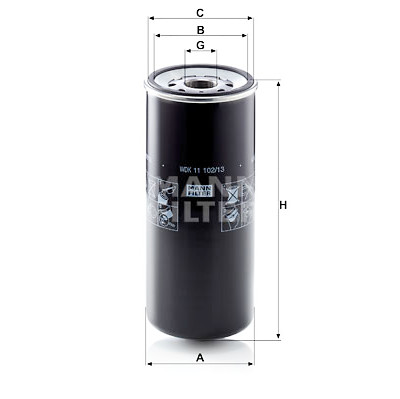 Filtre à carburant MANN-FILTER WDK 11 102/13