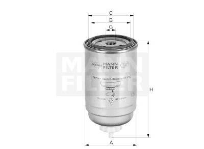 Filtre à carburant MANN-FILTER WDK 724/5