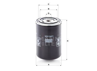Filtre à carburant MANN-FILTER WDK 940/1