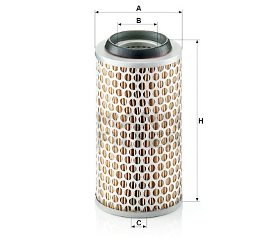 Filtre à air Piclon MANN-FILTER C 1043/1