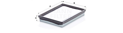 Filtre à air MANN-FILTER C 27 025
