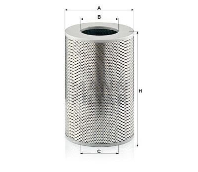 Filtre à huile MANN-FILTER H 25 669/1