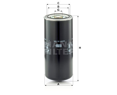 Filtre à huile MANN-FILTER WD 13 145/20