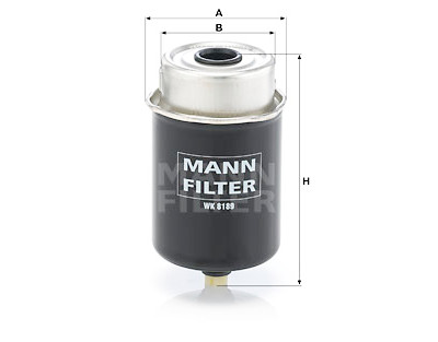 Filtre à carburant MANN-FILTER WK 8189