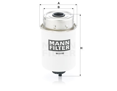 Filtre à carburant MANN-FILTER WK 8190