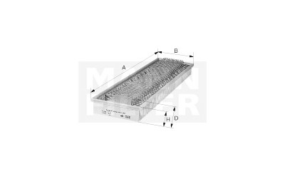 Filtre à air habitacle MANN-FILTER CU 60 230