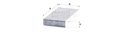 Filtre, air de l'habitacle