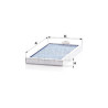 Filtre à air habitacle MANN-FILTER CU 24 500