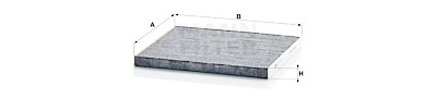 Filtre, air de l'habitacle