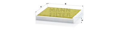 Filtre, air de l'habitacle