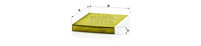 Filtre, air de l'habitacle