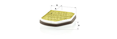 Filtre, air de l'habitacle