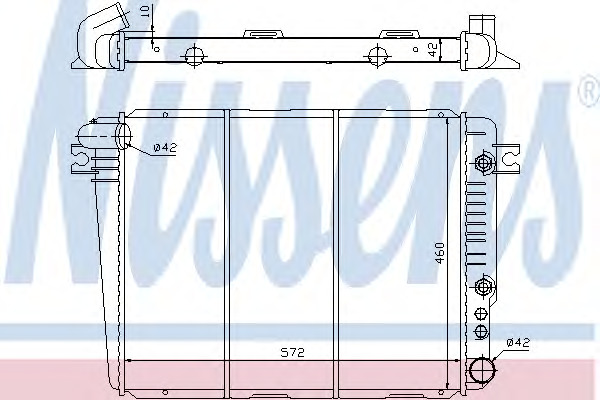 Radiador, refrigeración del motor