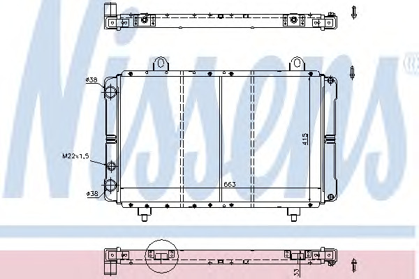 Radiador, refrigeración del motor