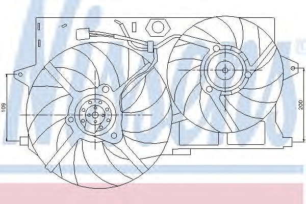 Ventilador, refrigeración del motor