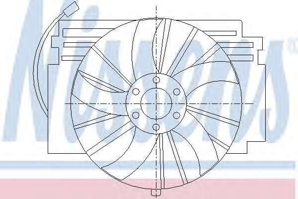 Ventilador, condensador del aire acondicionado