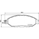 Jeu de 4 plaquettes de frein BREMBO P 56 103